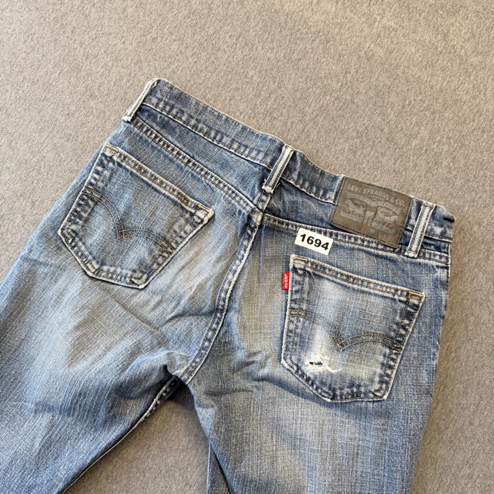 Levis 511 Slim Fit Jeans Mens 30x30 Medium Wash Blue Denim 04511-4172